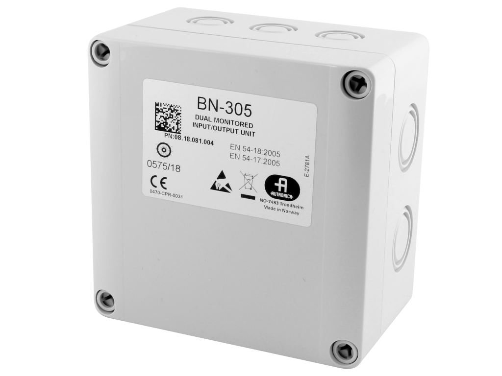 dual monitored input/output unit bn 305