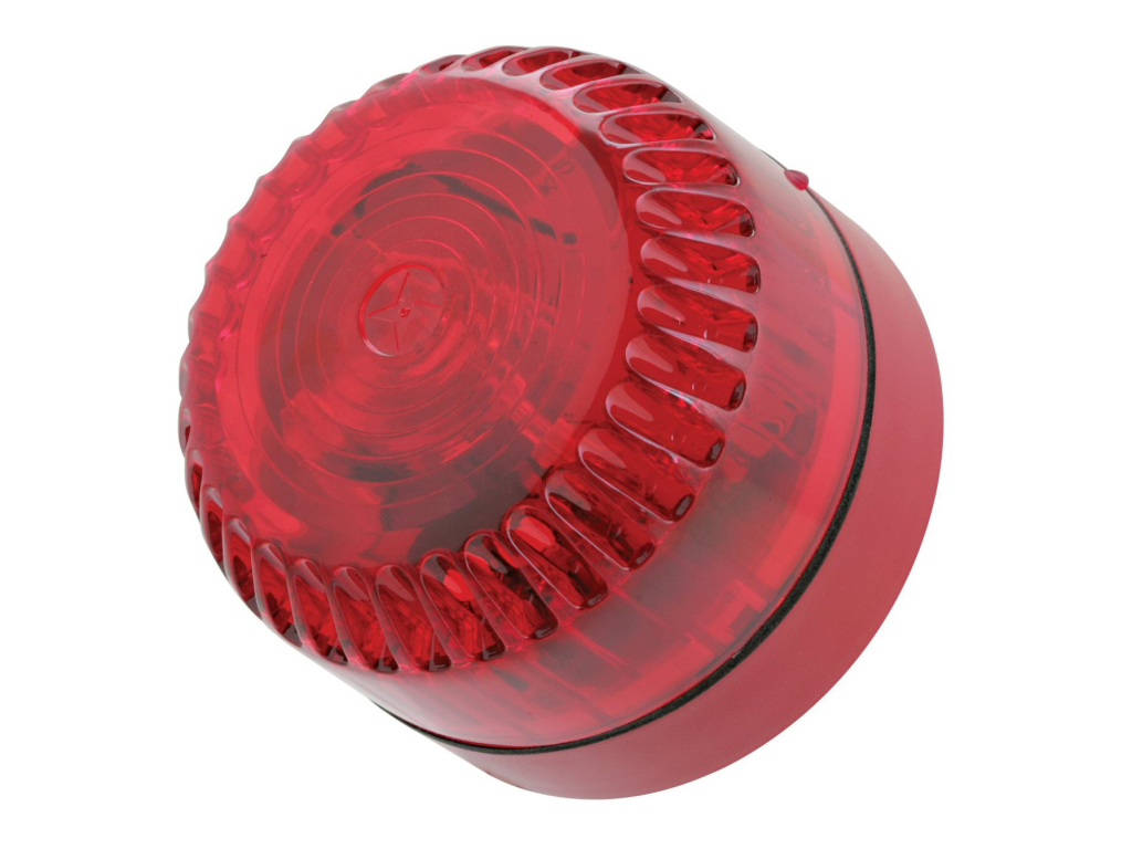 solex conventional xenon beacon, shallow base, red